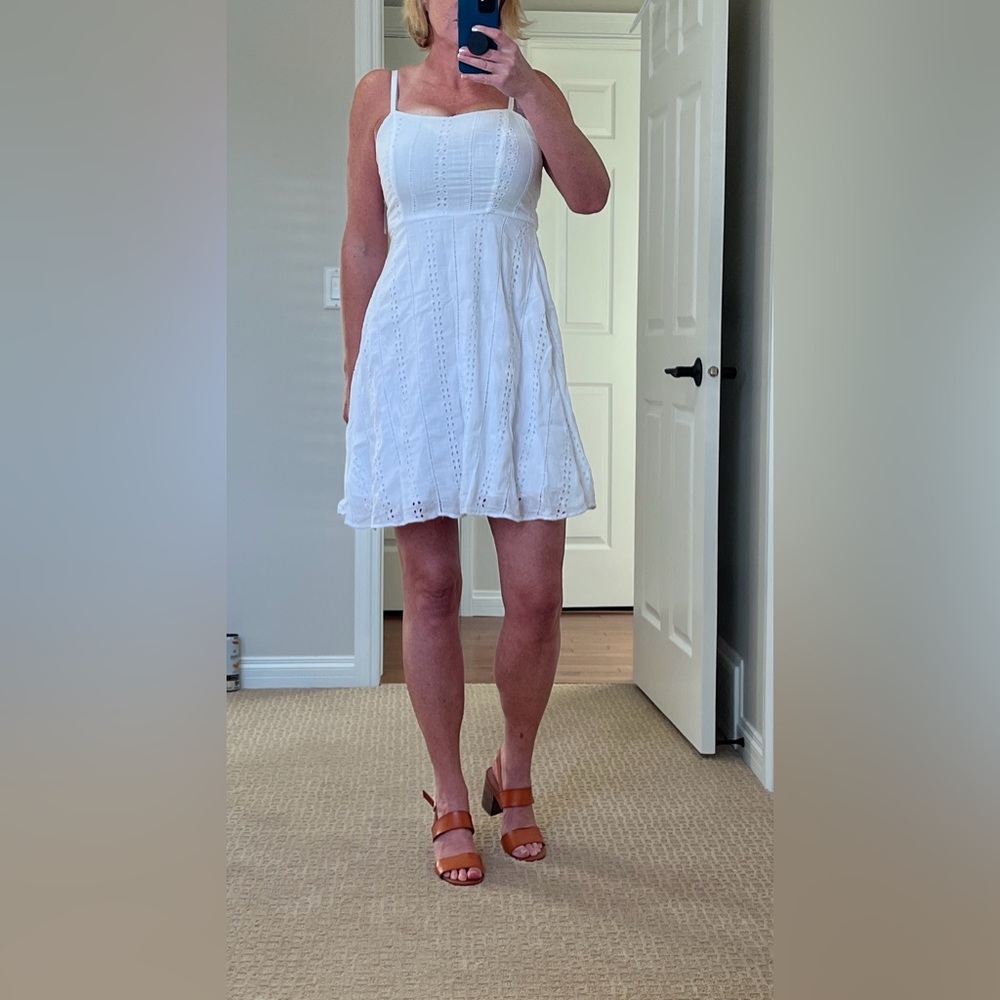 Elegant White Summer Dress